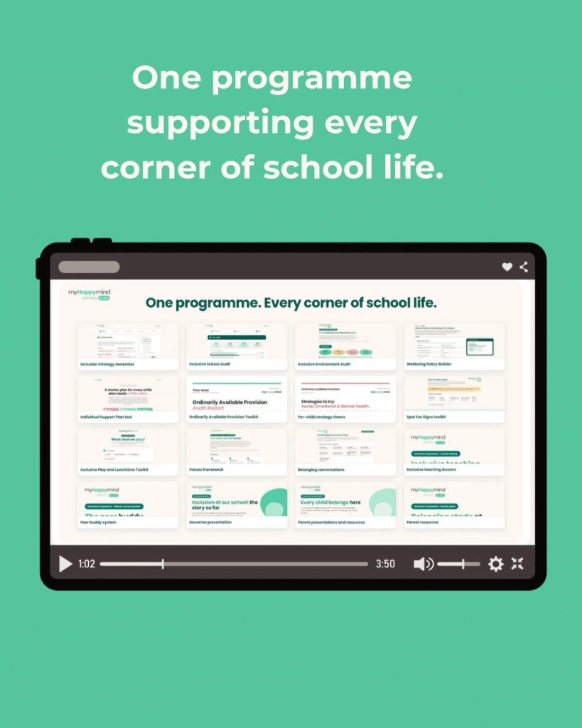 myHappymind Belong Inclusion Programme for schools